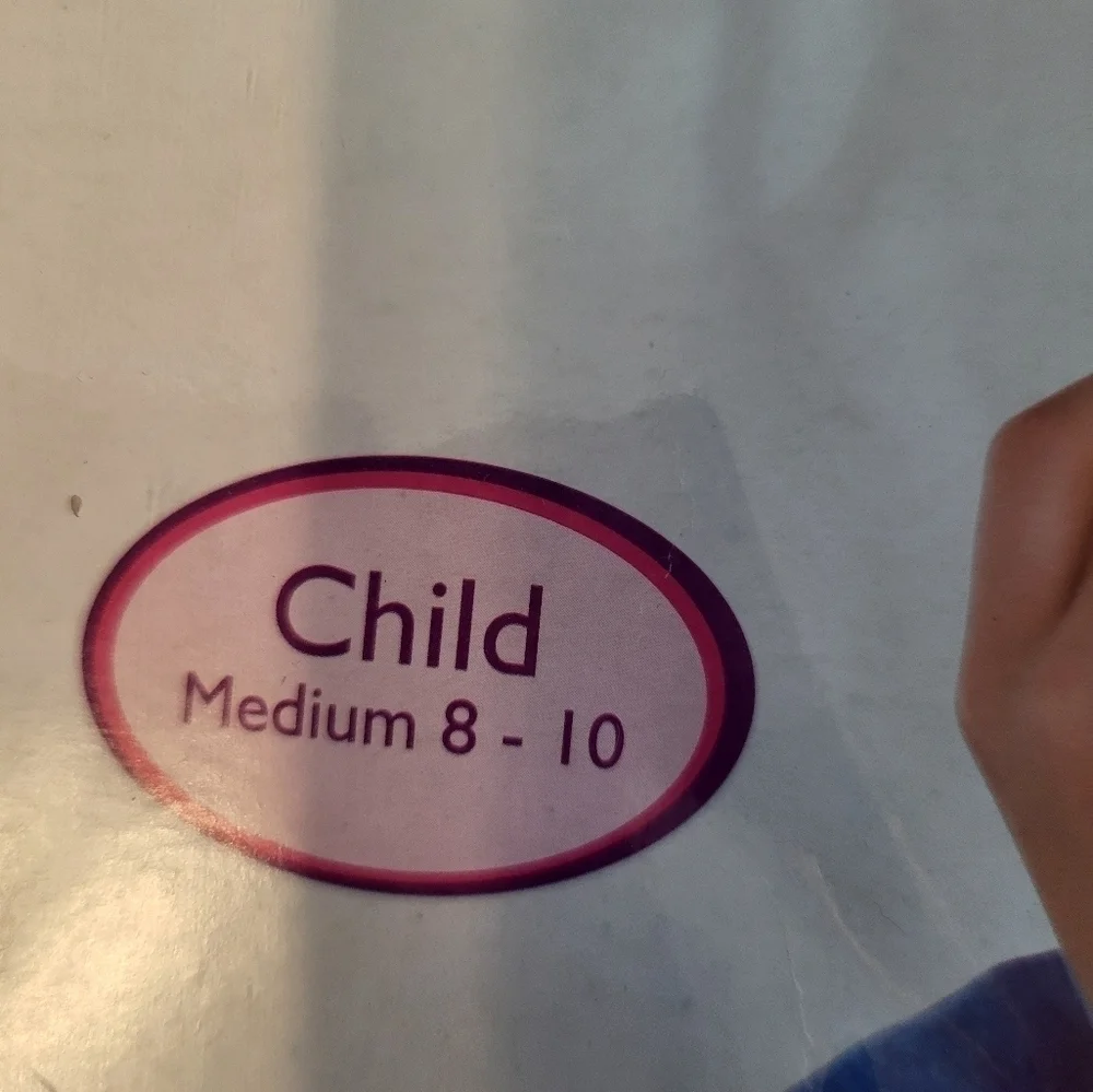 New In package child Med 8-10 Rainbow Dash Hoodie